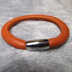 Endless Single Coral Leather Bracelet By JLO 7 inch NEW A18